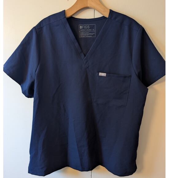 Figs Blue Scrub Top - Picture 9 of 13